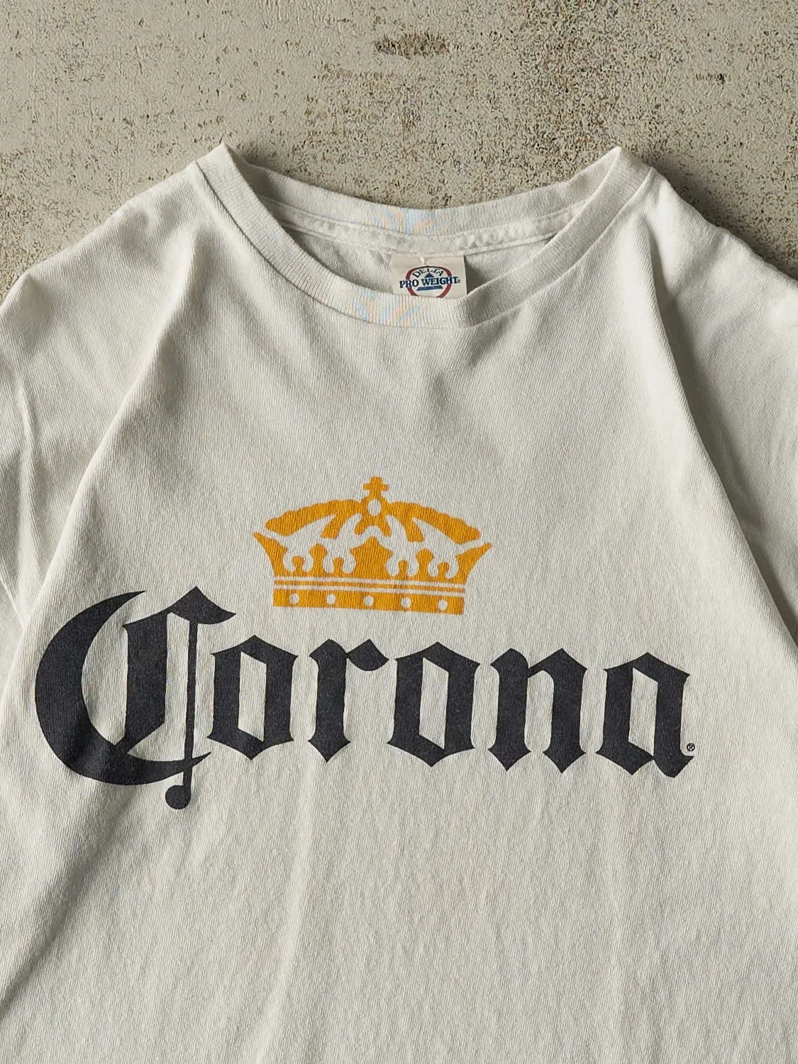 Vintage Y2K White Corona Tee (M/L) sold by Rebalance Vintage product image thumbnail 2