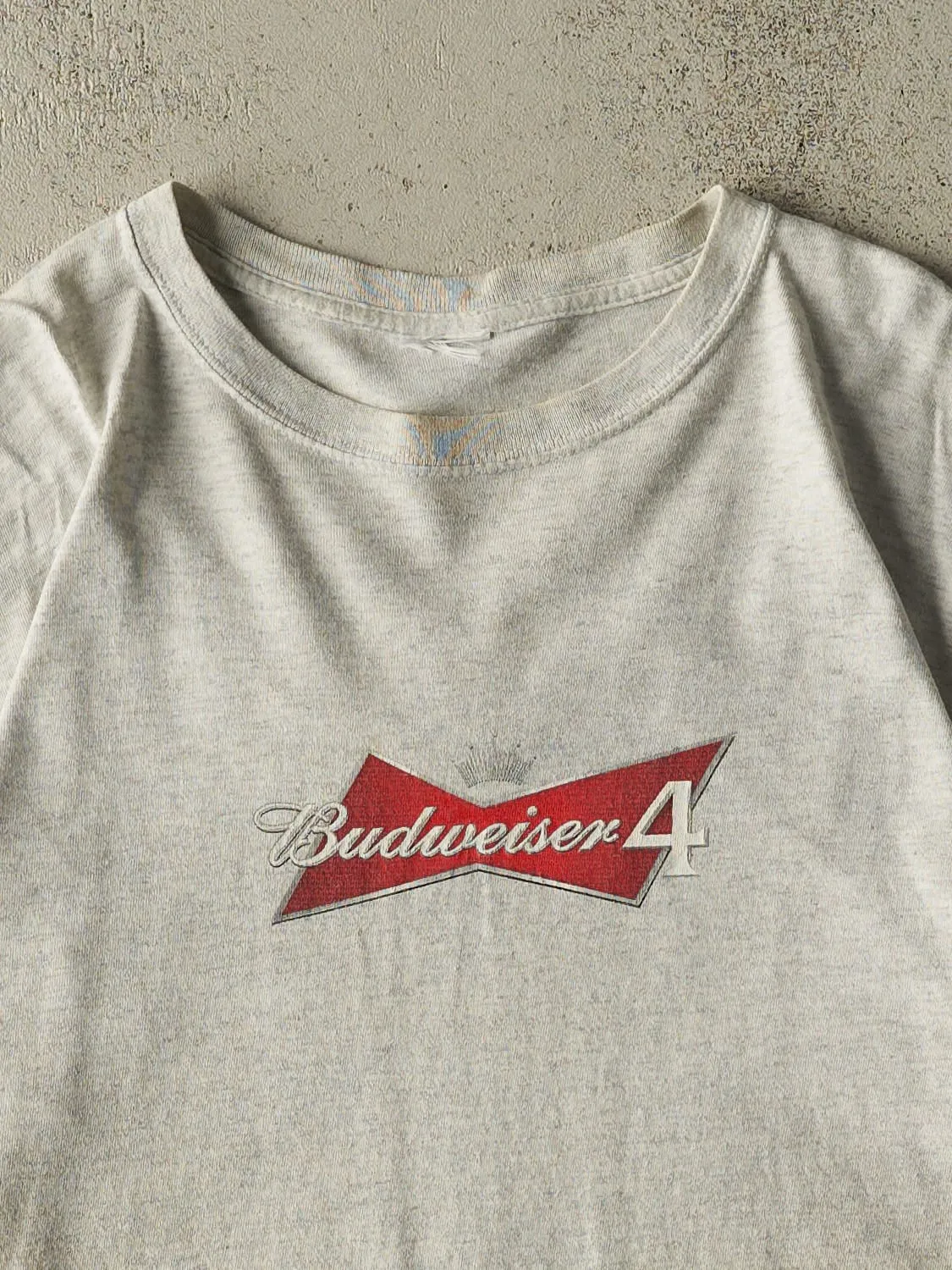 Vintage Y2K Heather Grey Budweiser Tee (L) sold by Rebalance Vintage product image thumbnail 2