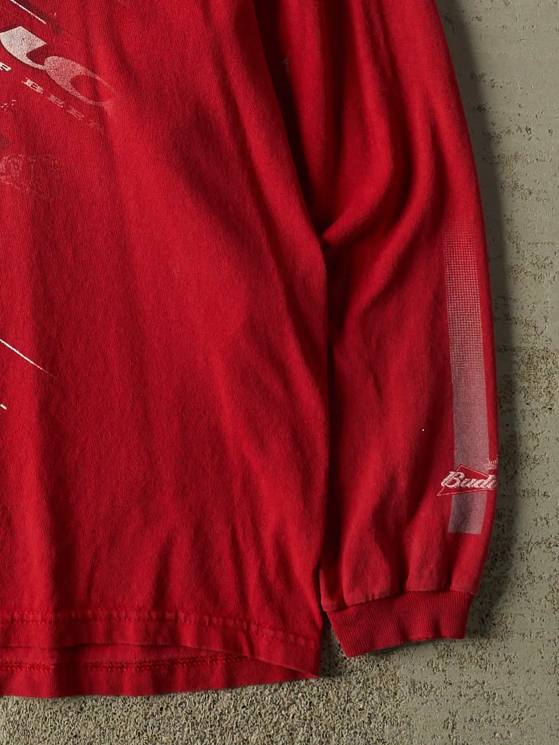 Vintage 06' Red Budweiser Nascar Dale Earnhardt Jr. Long Sleeve (L) sold by Rebalance Vintage product image thumbnail 3