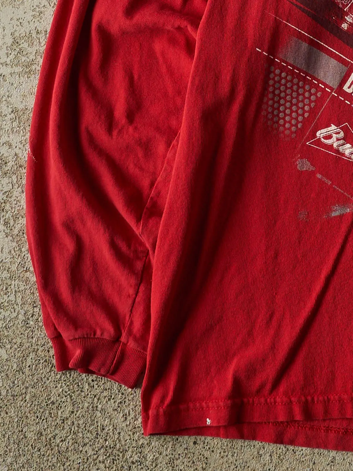 Vintage 06' Red Budweiser Nascar Dale Earnhardt Jr. Long Sleeve (L) sold by Rebalance Vintage product image thumbnail 4