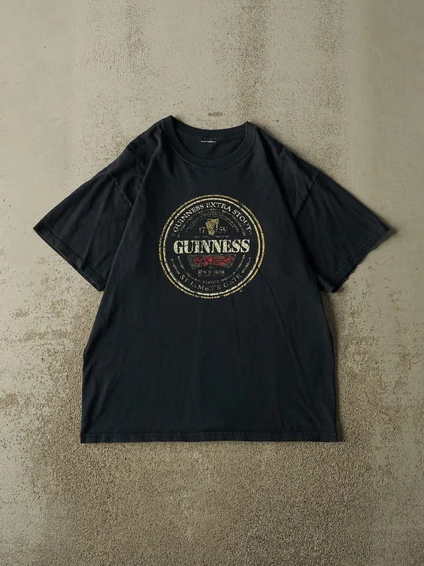 Vintage Y2K Black Guinness Tee (M) made by Rebalance Vintage