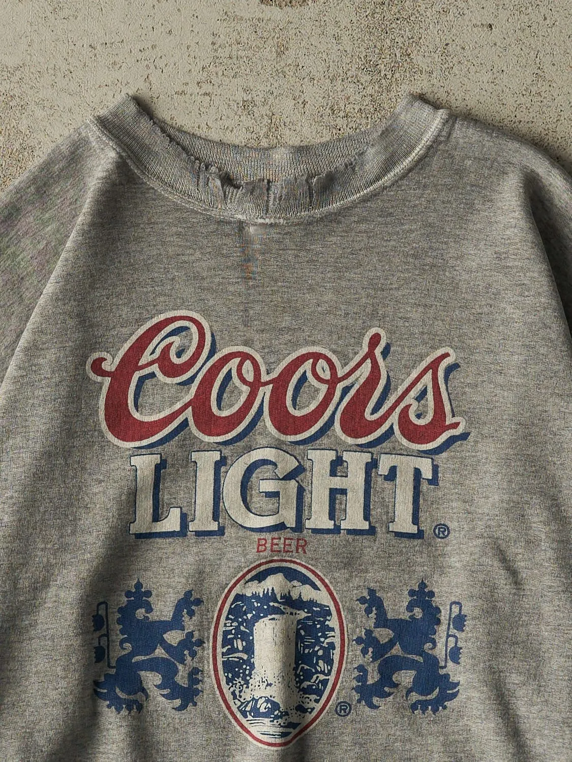 Vintage 90s Grey Coors Light Crewneck (M/L) sold by Rebalance Vintage product image thumbnail 3