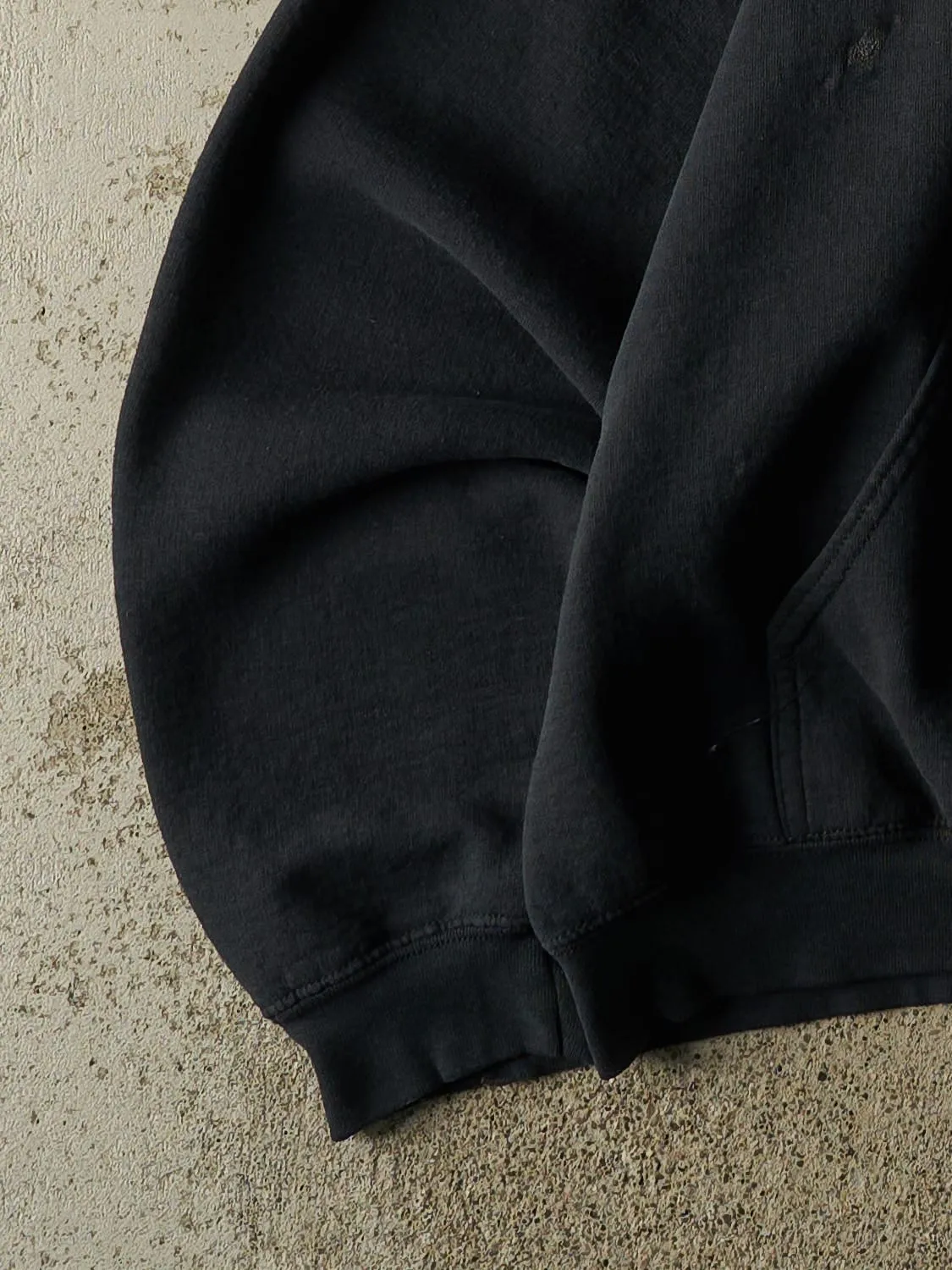 Vintage 90s Faded Black Jack Daniels Embroidered Hoodie (M) sold by Rebalance Vintage product image thumbnail 3