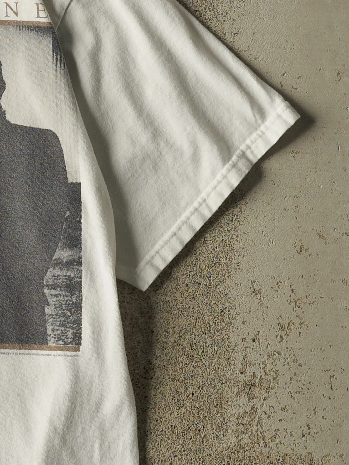 Vintage 12' White The Rolling Stones Tee (S/M) sold by Rebalance Vintage product image thumbnail 4