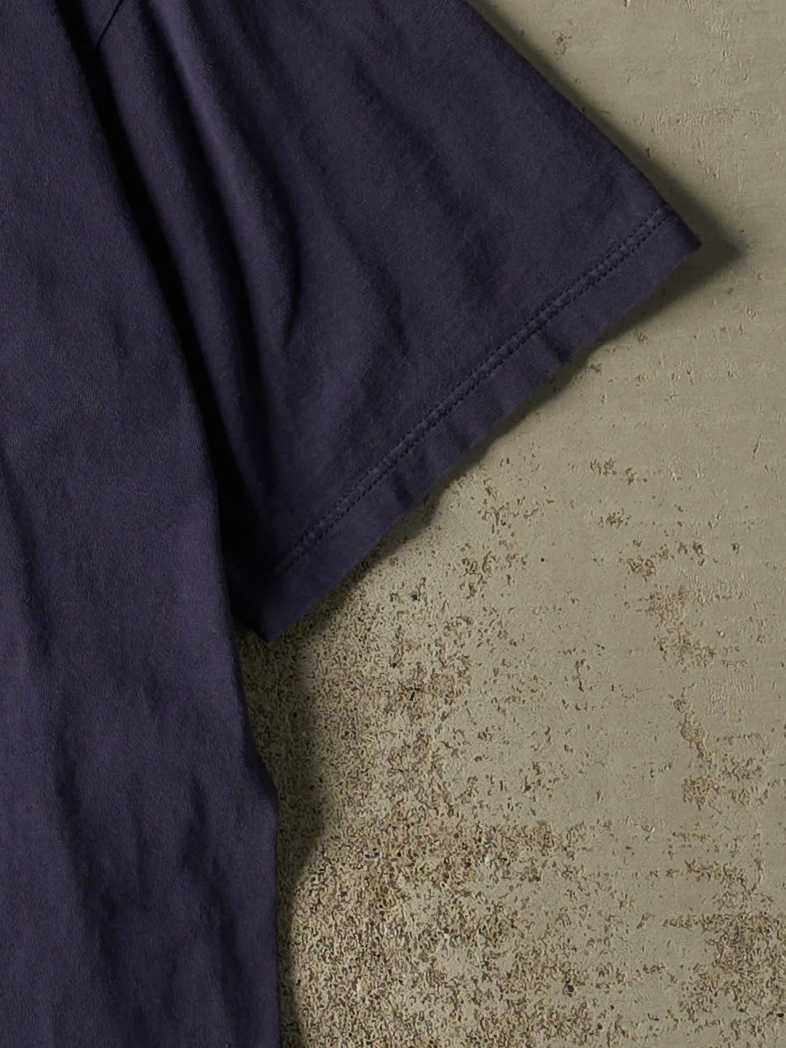 Vintage 90s Navy Blue Russell Athletic Blank Tee (L/XL) sold by Rebalance Vintage product image thumbnail 4