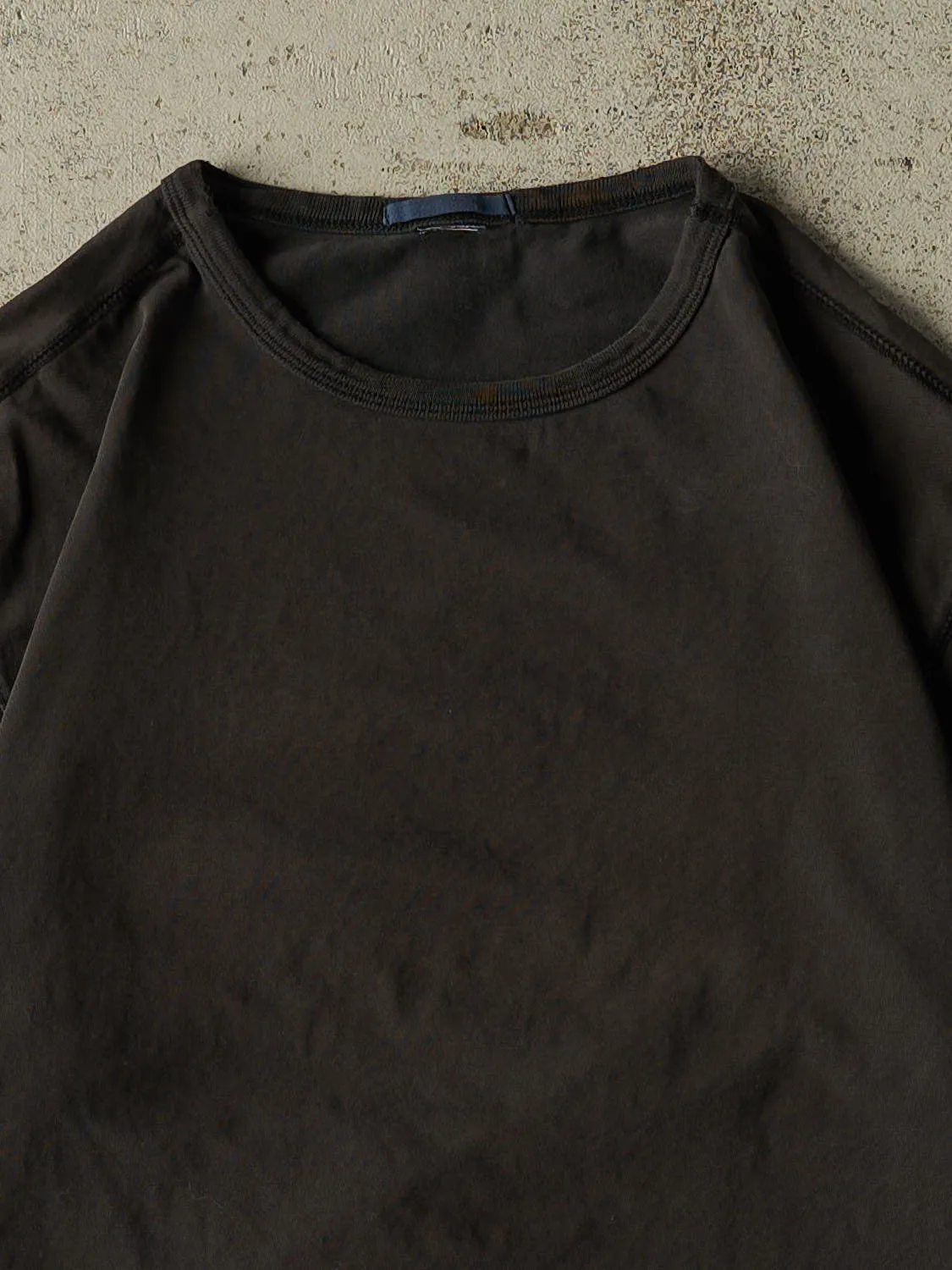 Vintage Y2K Faded Black Blank Tee (M) sold by Rebalance Vintage product image thumbnail 2