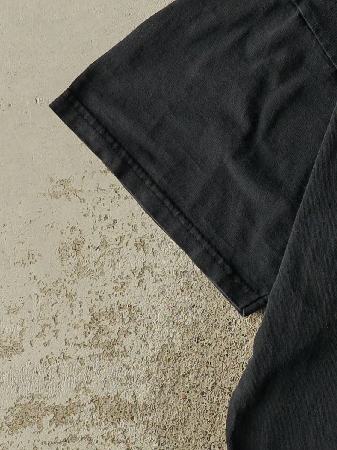 Vintage 90s Faded Black Nike Embroidered V-Neck Tee (M/L) sold by Rebalance Vintage product image thumbnail 3