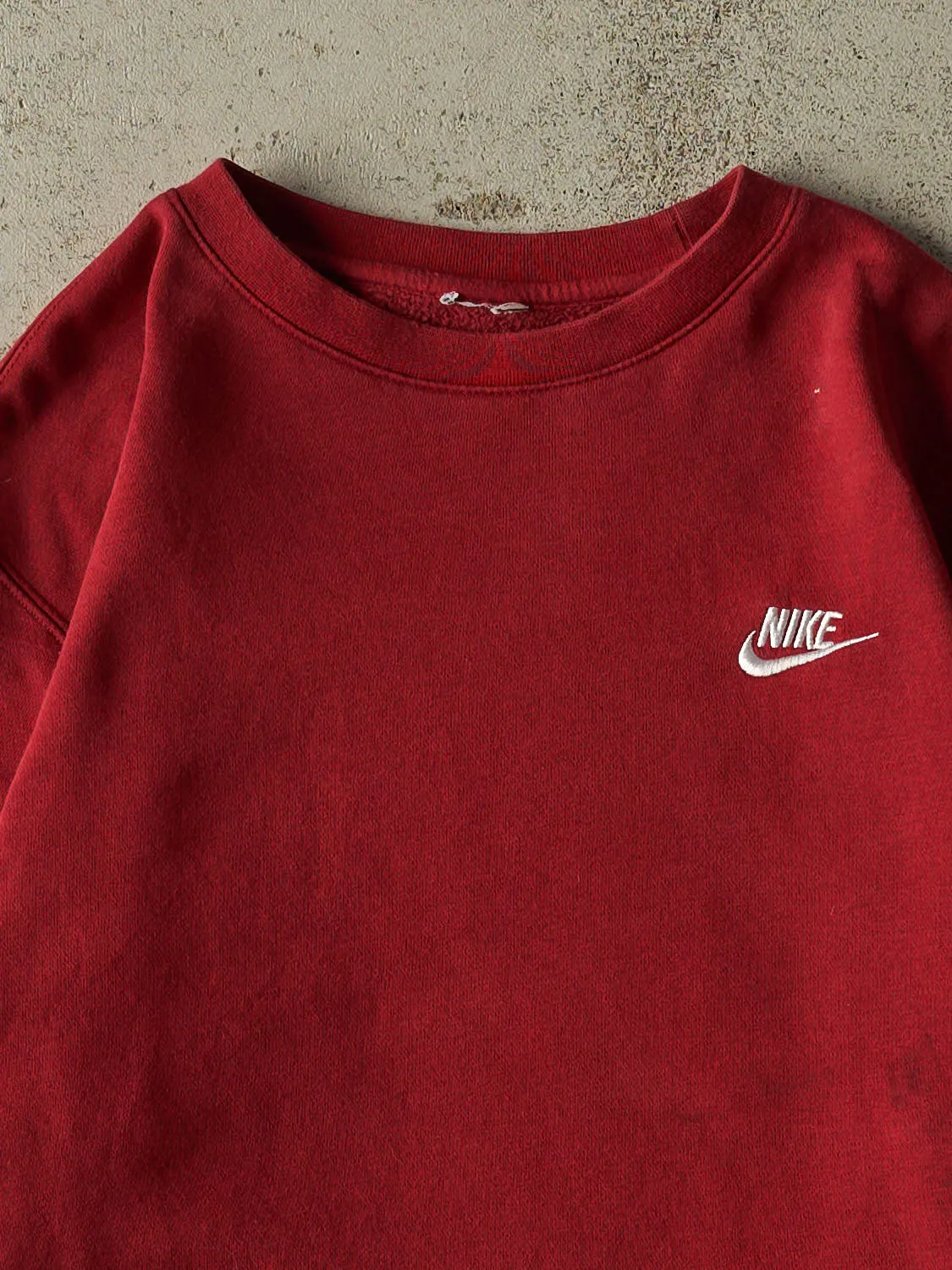 Vintage Y2K Red Nike Embroidered Crewneck (S/M) sold by Rebalance Vintage product image thumbnail 2