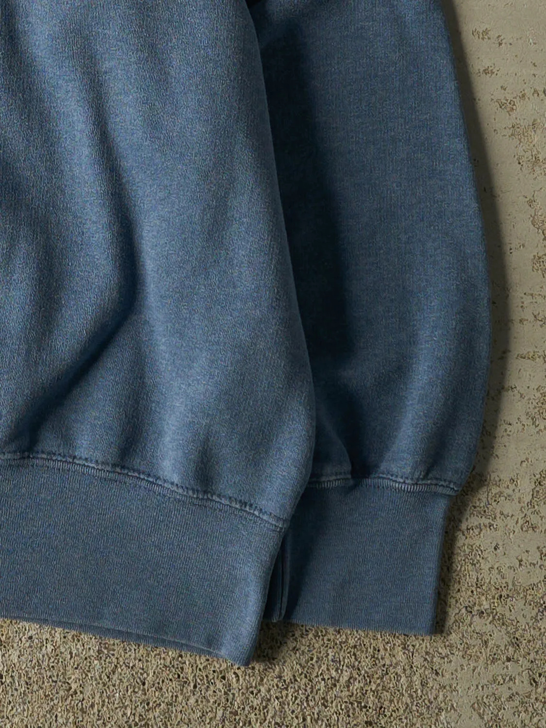 Vintage 90s Slate Blue Blank Crewneck (S/M) sold by Rebalance Vintage product image thumbnail 4