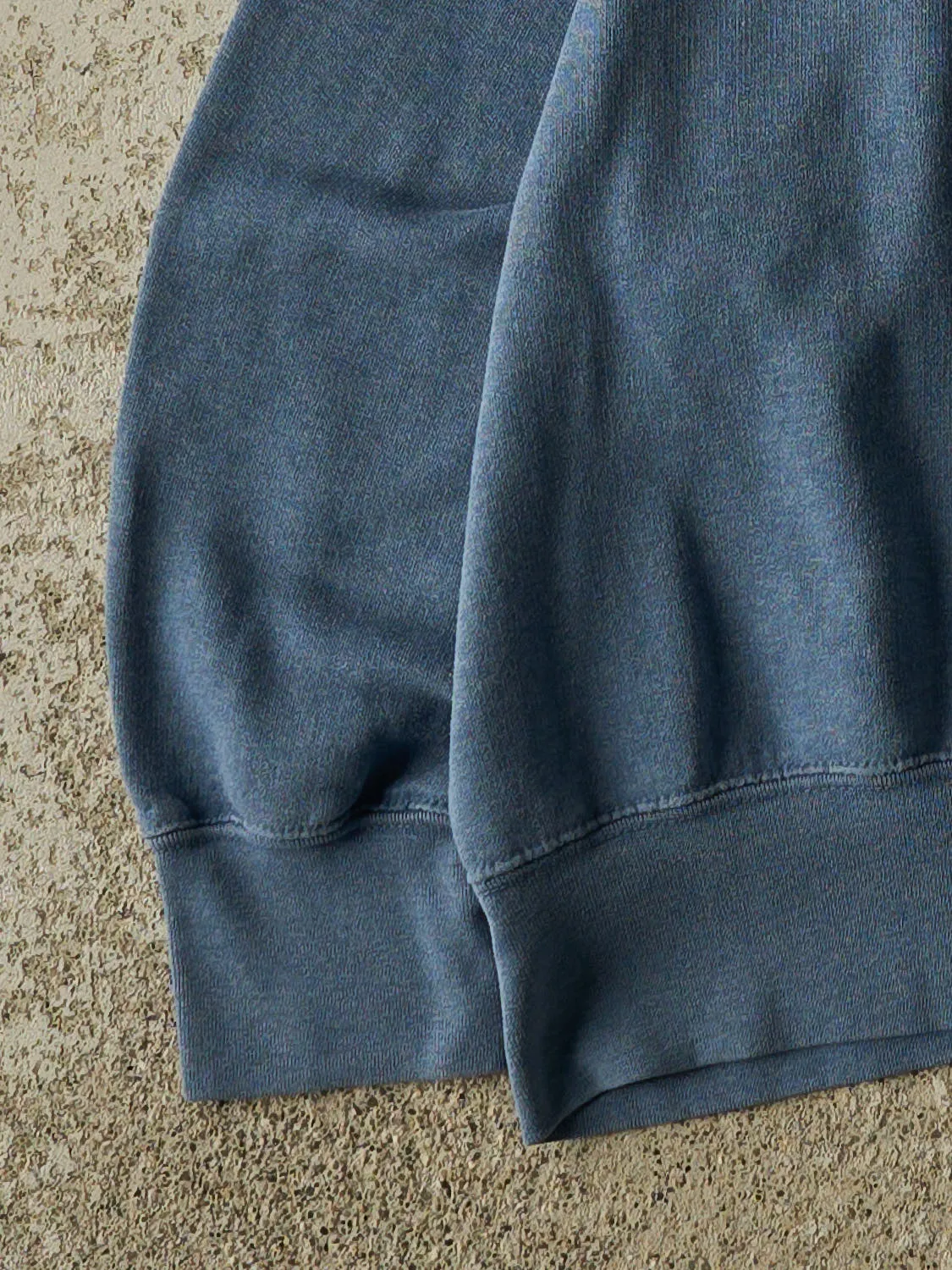 Vintage 90s Slate Blue Blank Crewneck (S/M) sold by Rebalance Vintage product image thumbnail 3