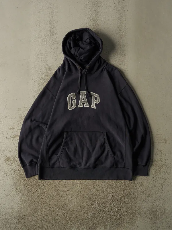 Vintage Y2K Navy Blue Gap Embroidered Hoodie (XL) made by Rebalance Vintage
