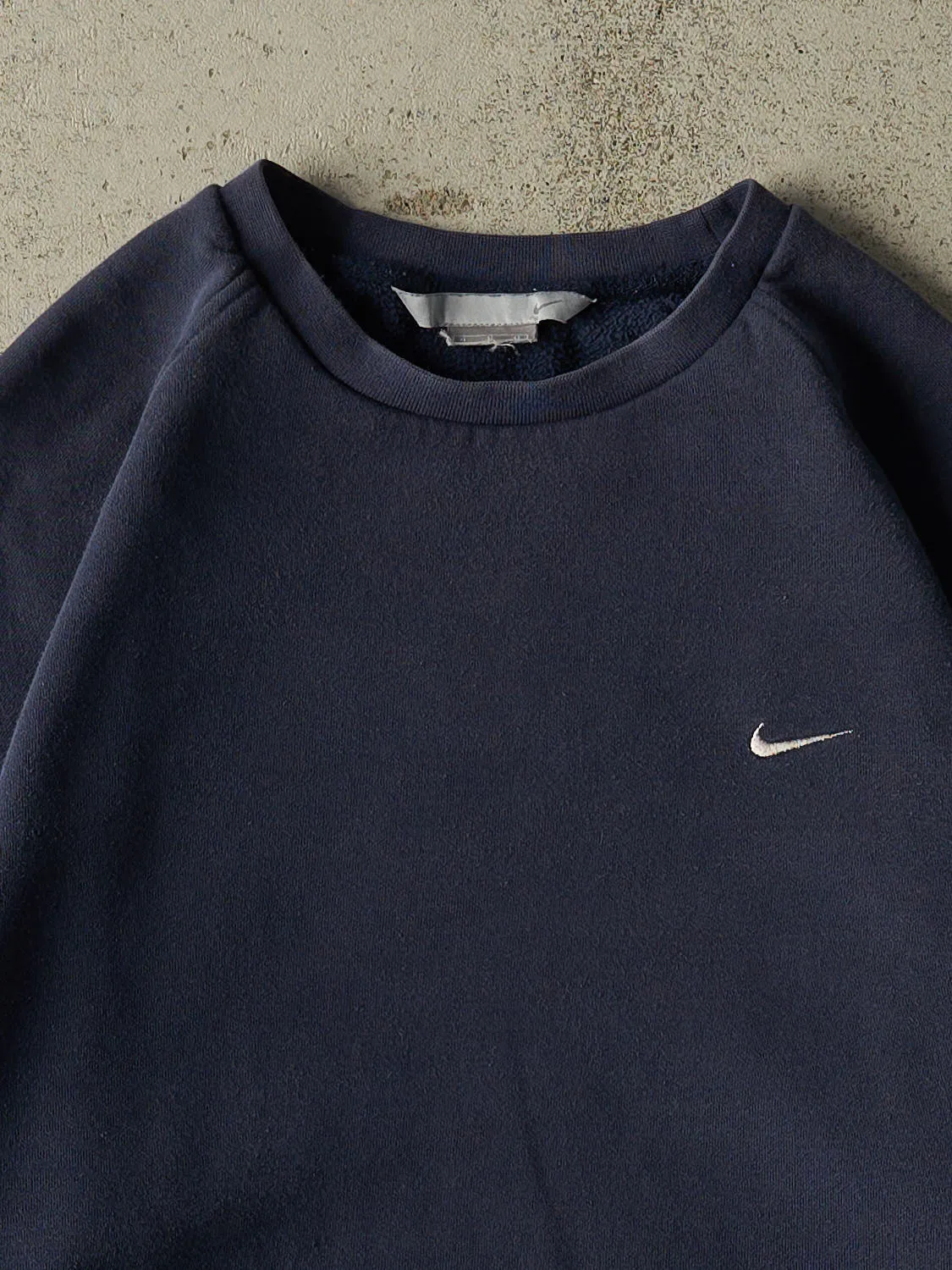Vintage Y2K Navy Blue Nike Crewneck (XL) sold by Rebalance Vintage product image thumbnail 2