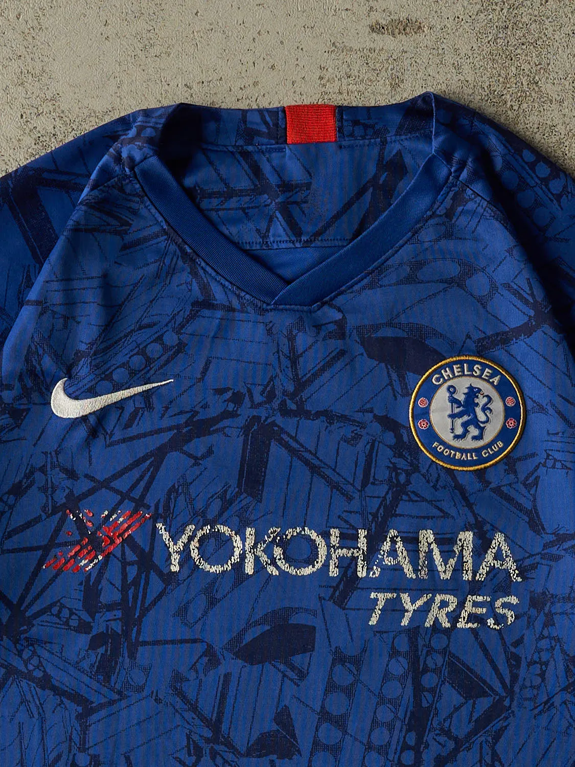 Vintage Y2K Blue Nike x Chelsea FC Soccer Jersey (M/L) sold by Rebalance Vintage product image thumbnail 2