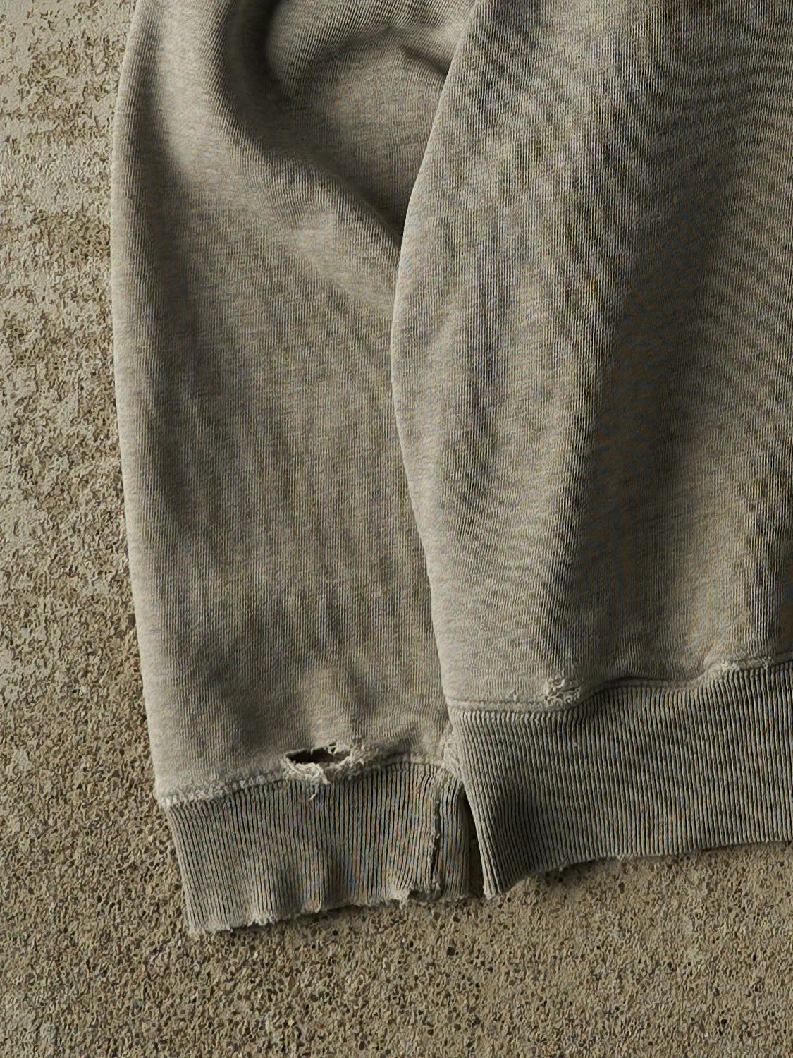 Vintage 90s Grey Gap Quarter Zip Sweater (L) sold by Rebalance Vintage product image thumbnail 3