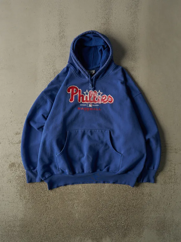 Vintage Y2K Blue Philadelphia Phillies Hoodie (XL/XXL) made by Rebalance Vintage