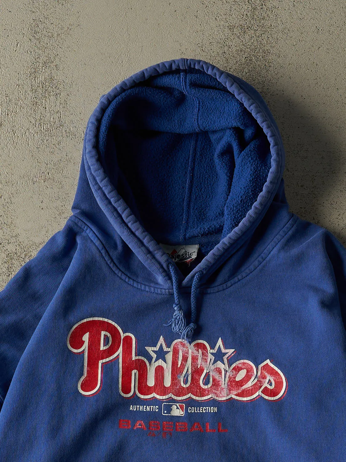 Vintage Y2K Blue Philadelphia Phillies Hoodie (XL/XXL) sold by Rebalance Vintage product image thumbnail 2