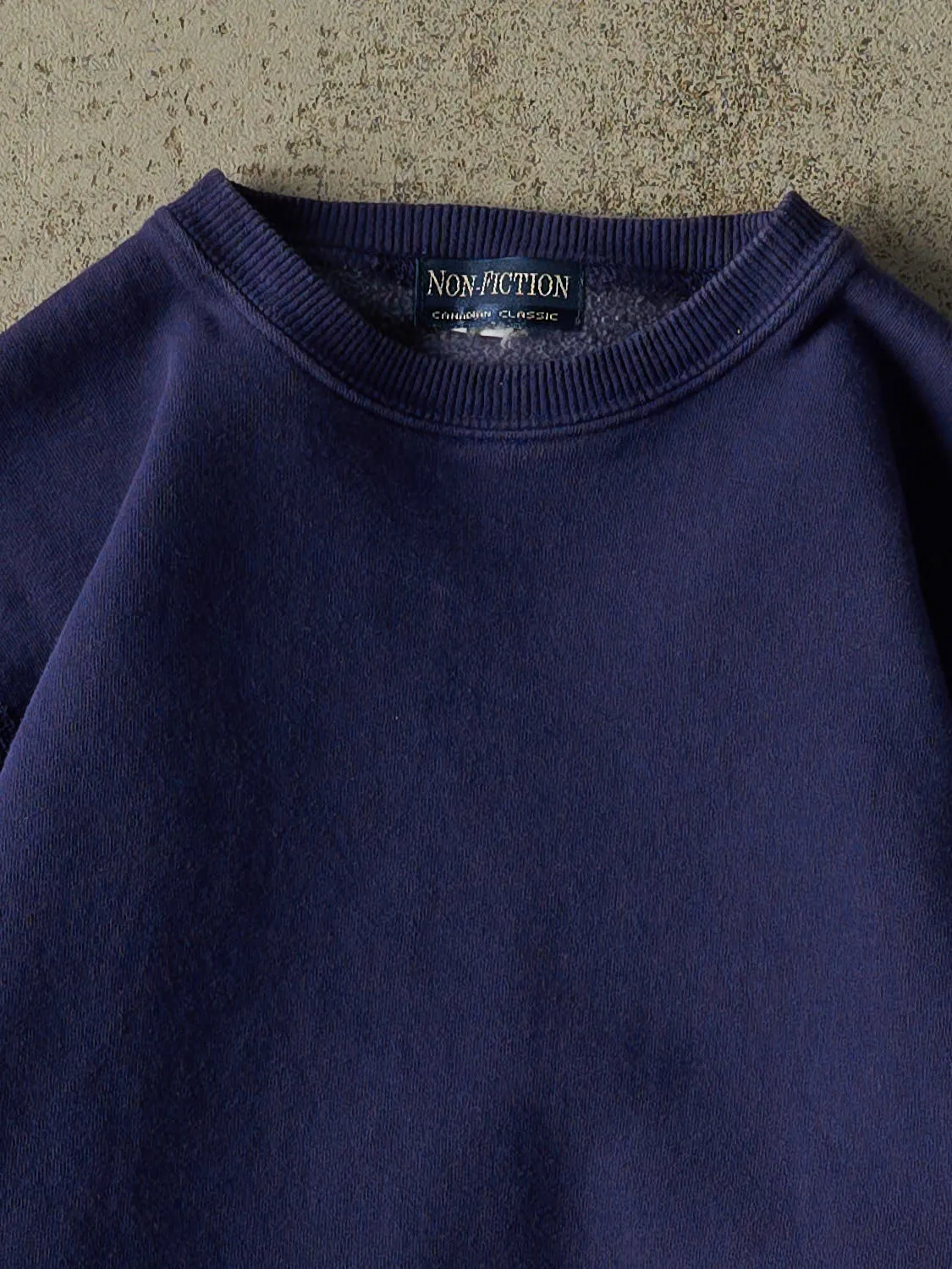 Vintage 90s Blue Non-Fiction Blank Crewneck (XS/S) sold by Rebalance Vintage product image thumbnail 2