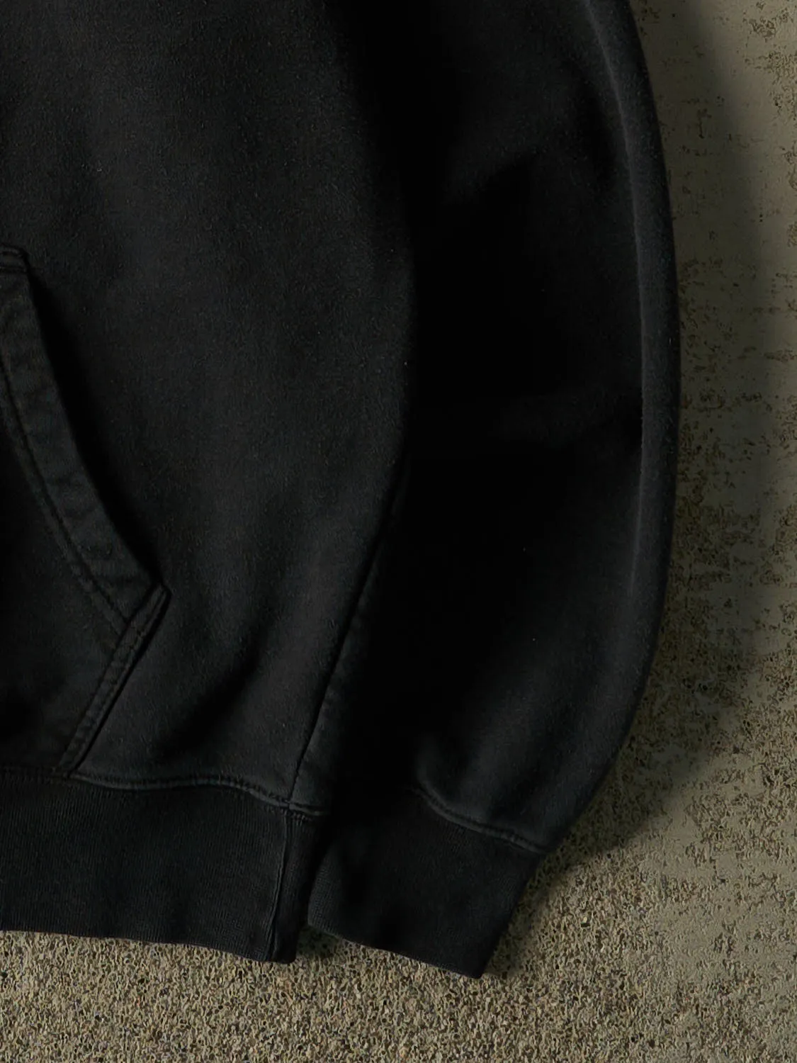 Vintage 90s Faded Black Adidas Embroidered Hoodie (M) sold by Rebalance Vintage product image thumbnail 4