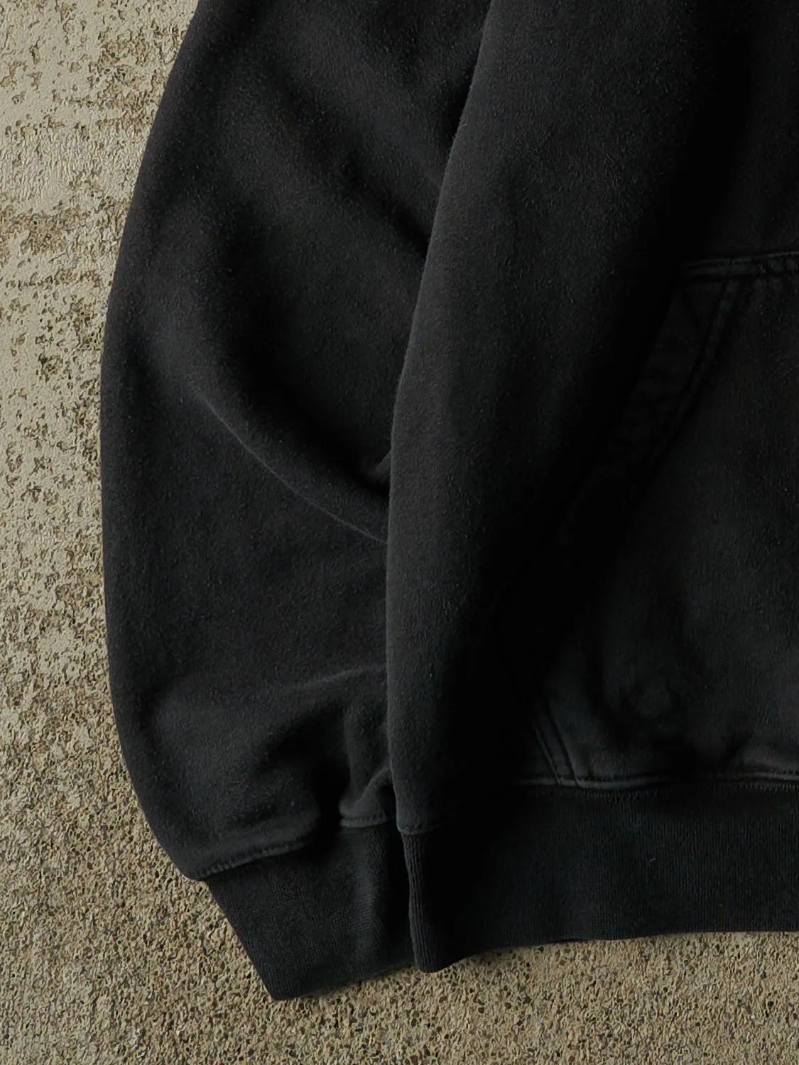 Vintage 90s Faded Black Adidas Embroidered Hoodie (M) sold by Rebalance Vintage product image thumbnail 3