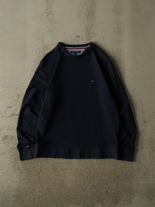 Vintage Y2K Navy Blue Tommy Hilfiger Crewneck (M) made by Rebalance Vintage