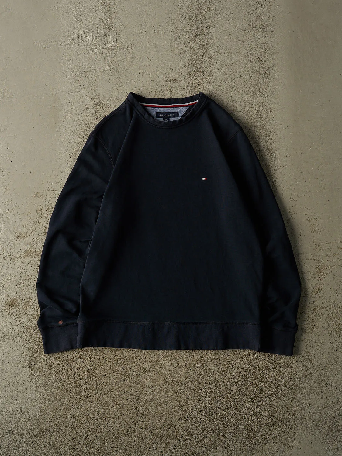 Vintage Y2K Navy Blue Tommy Hilfiger Crewneck (M) sold by Rebalance Vintage