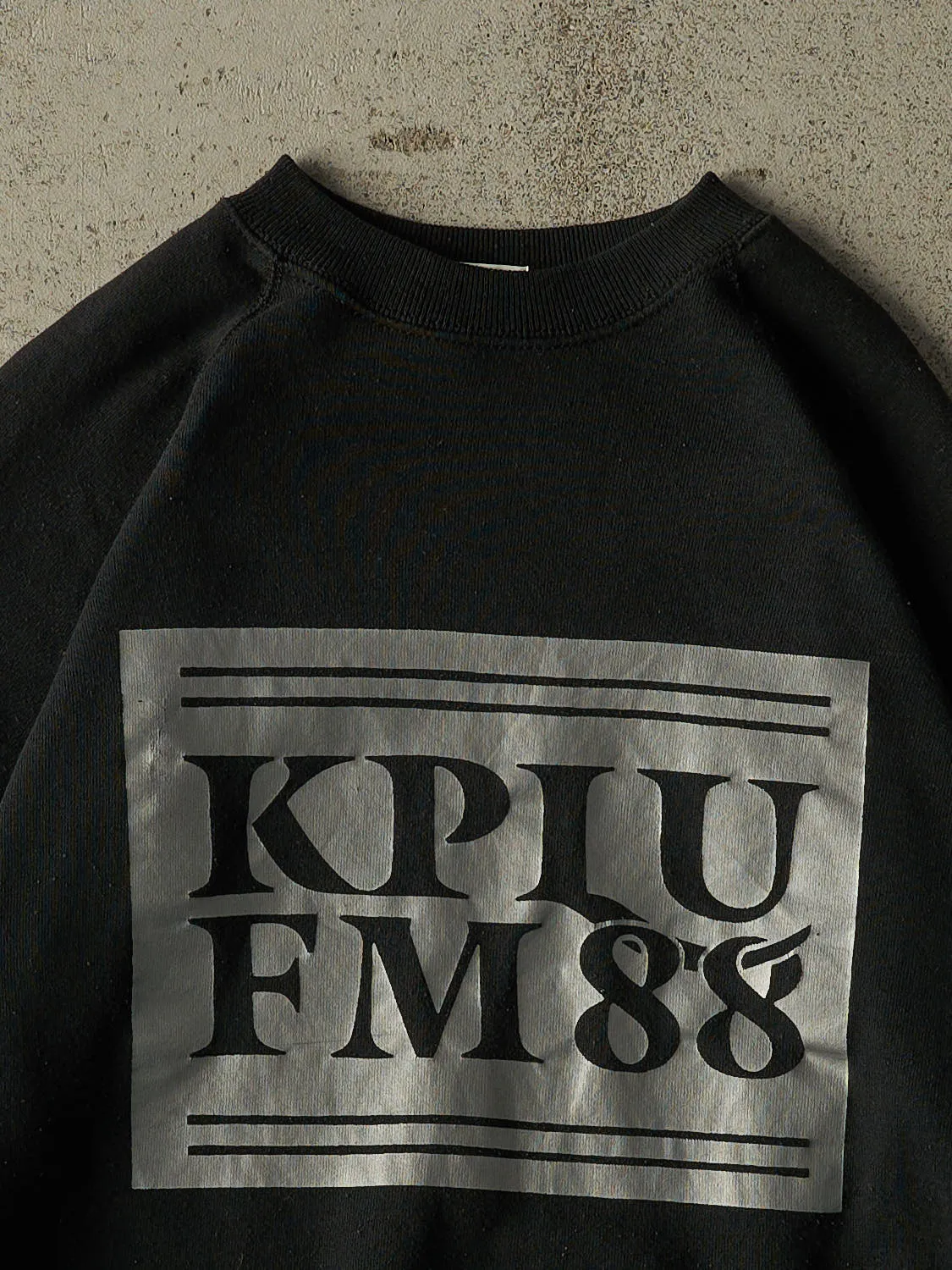 Vintage 80s Black KPLU FM 88 Crewneck (S) sold by Rebalance Vintage product image thumbnail 2