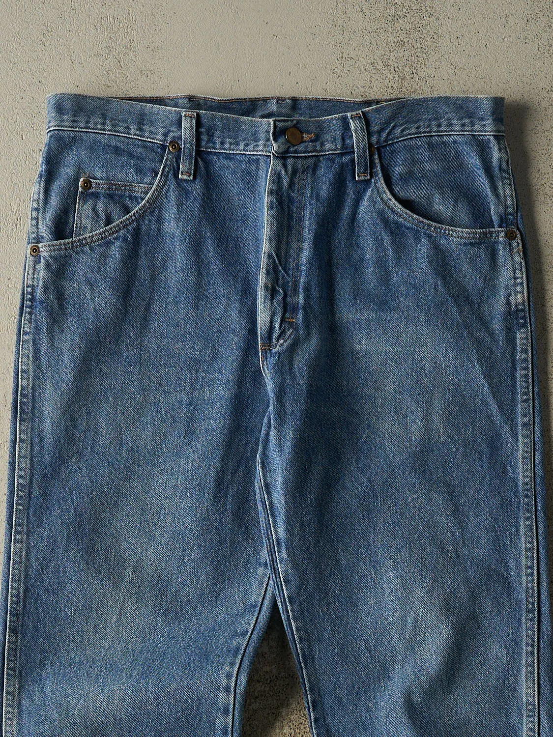 Vintage Y2K Mid Wash Wrangler Jeans (34x29) sold by Rebalance Vintage product image thumbnail 4