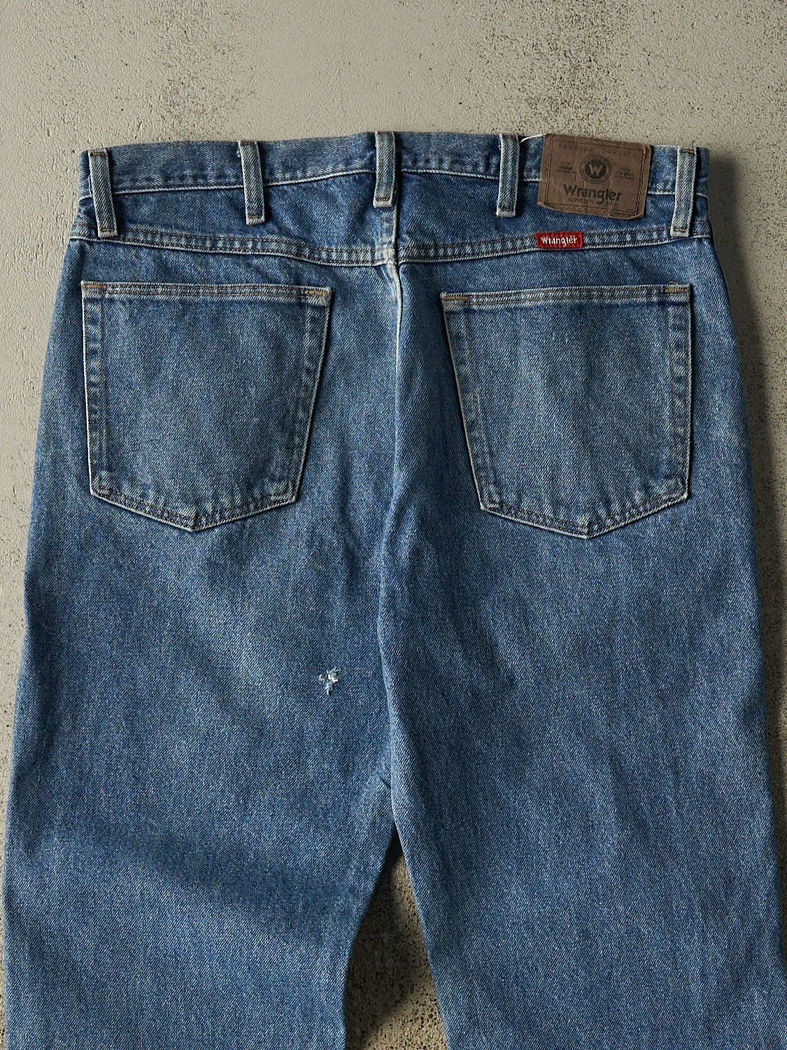 Vintage Y2K Mid Wash Wrangler Jeans (34x29) sold by Rebalance Vintage product image thumbnail 5