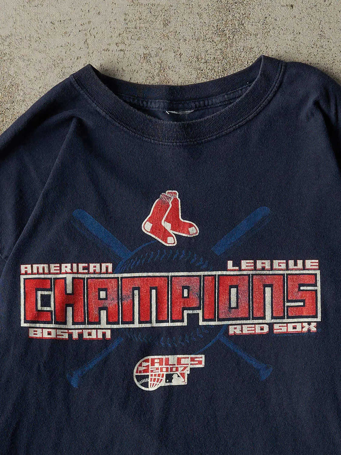 Vintage 07' Navy Blue Boston Red Sox AL Champions Long Sleeve (L) sold by Rebalance Vintage product image thumbnail 2