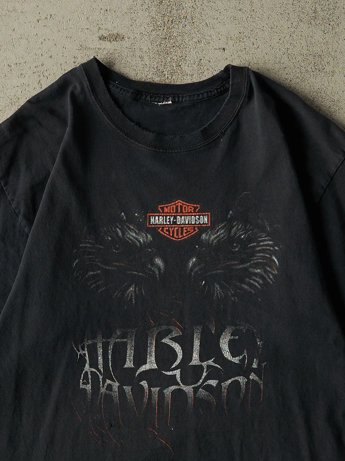 Vintage Y2K Faded Black Harley Davidson Baja Mexico Tee (L) sold by Rebalance Vintage product image thumbnail 3