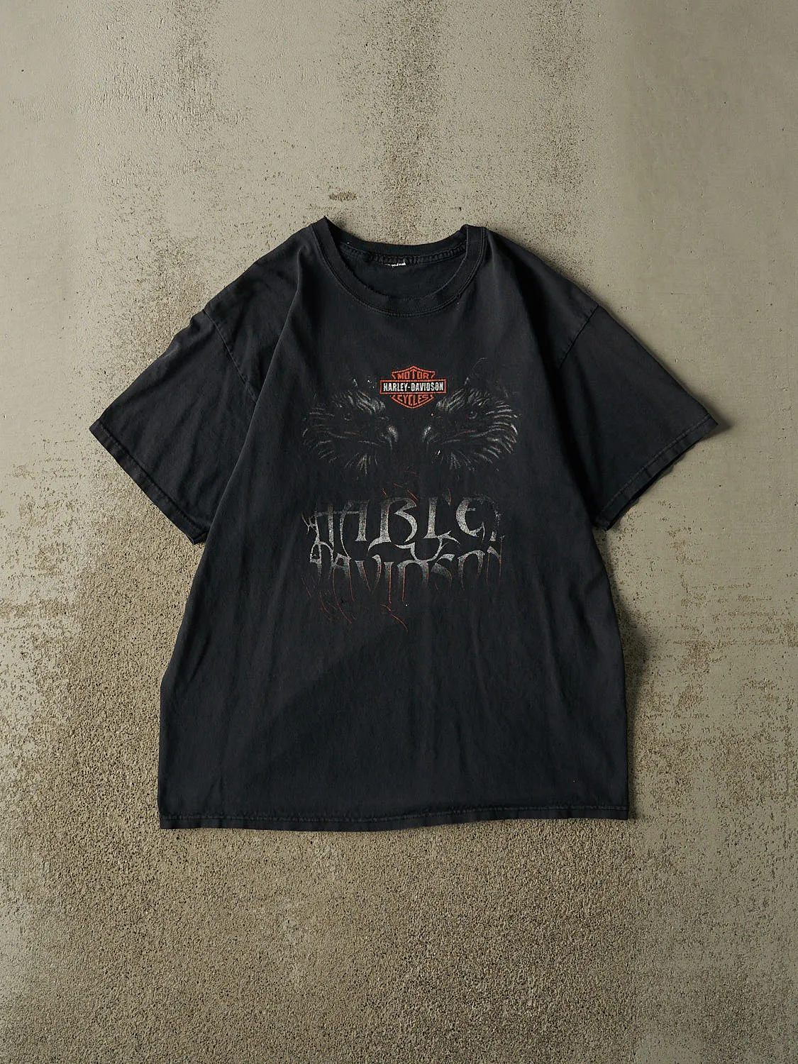 Vintage Y2K Faded Black Harley Davidson Baja Mexico Tee (L) sold by Rebalance Vintage