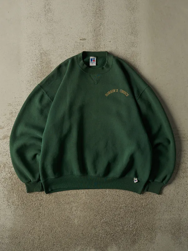 Vintage 90s Green Russell Athletics Hobsons Choice Crewneck (L/XL) made by Rebalance Vintage