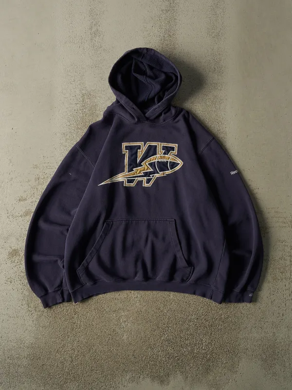 Vintage Y2K Navy Blue Winnipeg Blue Bombers Hoodie (M) made by Rebalance Vintage