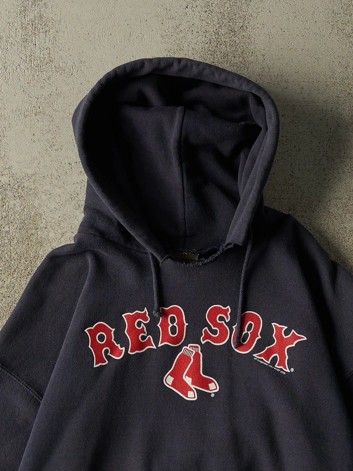 Vintage 06' Navy Blue Boston Red Sox Hoodie (L/XL) sold by Rebalance Vintage product image thumbnail 2