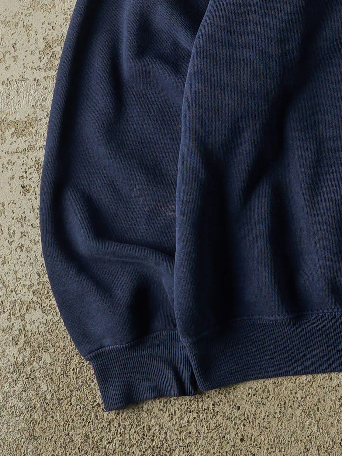 Vintage 80s Navy Blue Blank Crewneck (XS) sold by Rebalance Vintage product image thumbnail 3