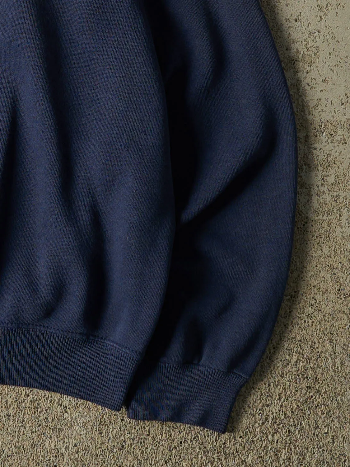 Vintage 80s Navy Blue Blank Crewneck (XS) sold by Rebalance Vintage product image thumbnail 4