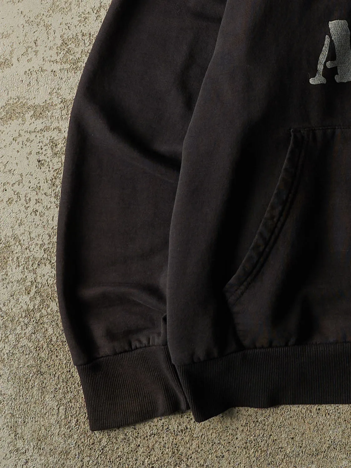 Vintage 90s Black United States Army Zip Up Hoodie (L/XL) sold by Rebalance Vintage product image thumbnail 3