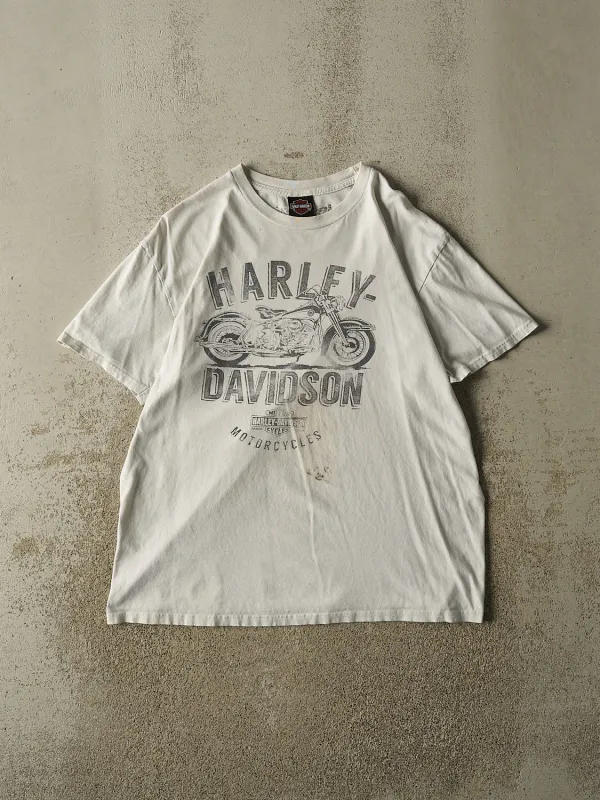 16' Beige Harley Davidson Prince George BC Tee (L/XL) made by Rebalance Vintage