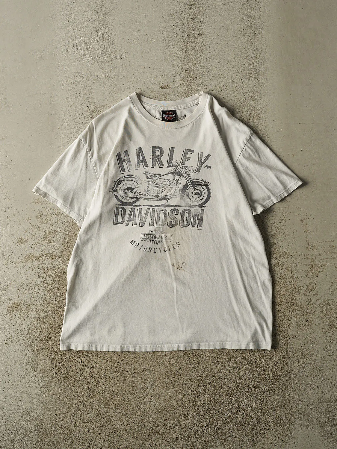 16' Beige Harley Davidson Prince George BC Tee (L/XL) sold by Rebalance Vintage