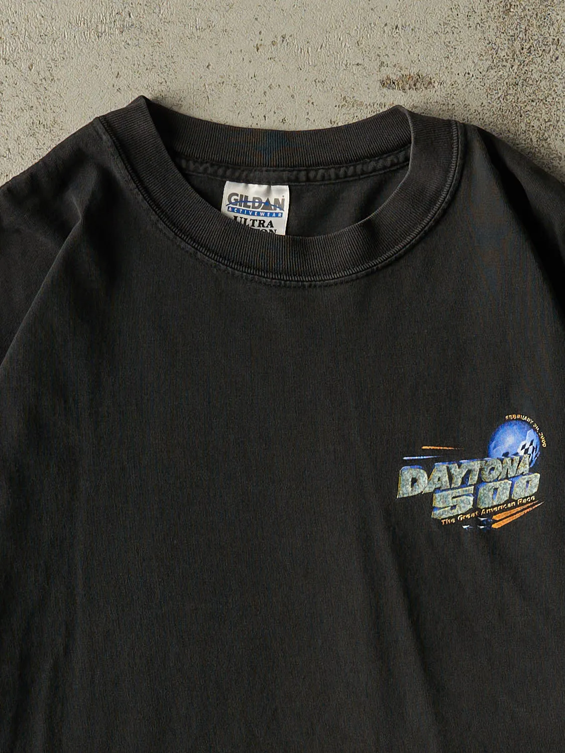 Vintage Y2K Faded Black Nascar Daytona 500 Tee (L/XL) sold by Rebalance Vintage product image thumbnail 3