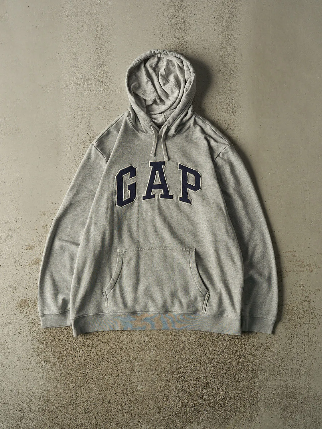 Vintage Y2K Heather Grey Gap Embroidered Hoodie (XL/XXL) sold by Rebalance Vintage