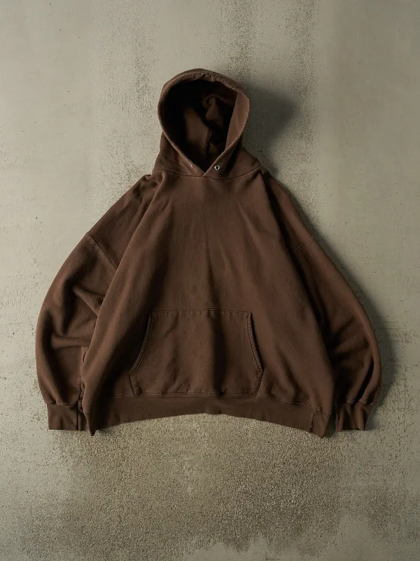 Vintage 90s Brown Blank Hoodie (XL/XXL) made by Rebalance Vintage