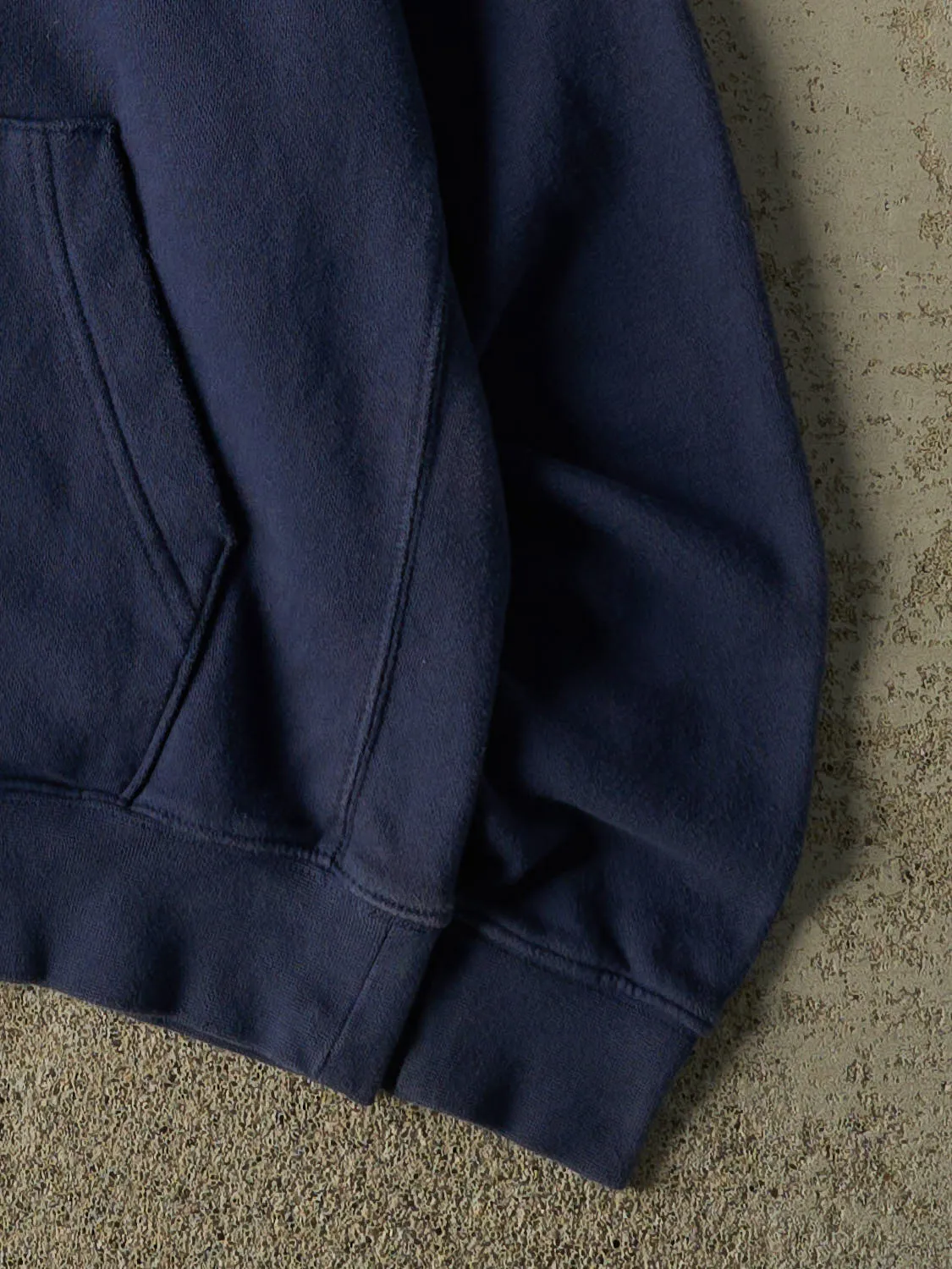 Vintage Y2K Navy Blue Nike Embroidered Hoodie (M) sold by Rebalance Vintage product image thumbnail 4
