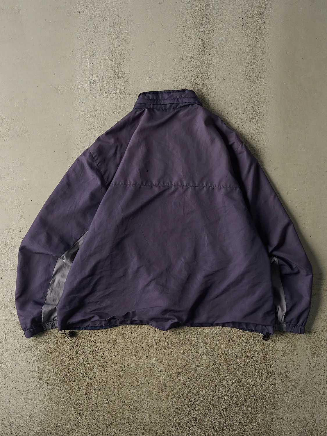 Vintage Y2K Navy Blue Starter Zip Up Windbreaker Jacket (XL) sold by Rebalance Vintage product image thumbnail 2