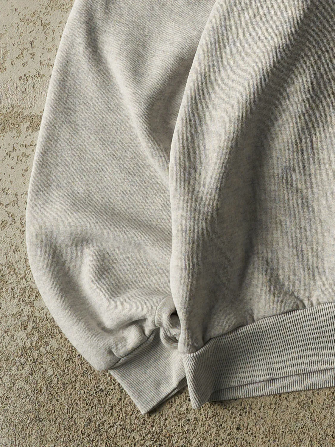 Vintage 90s Heather Grey Blank Crewneck (L) sold by Rebalance Vintage product image thumbnail 3