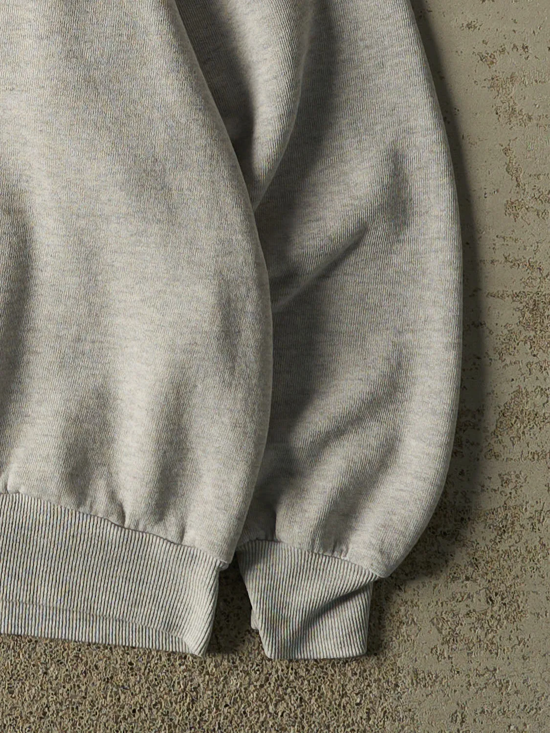 Vintage 90s Heather Grey Blank Crewneck (L) sold by Rebalance Vintage product image thumbnail 4