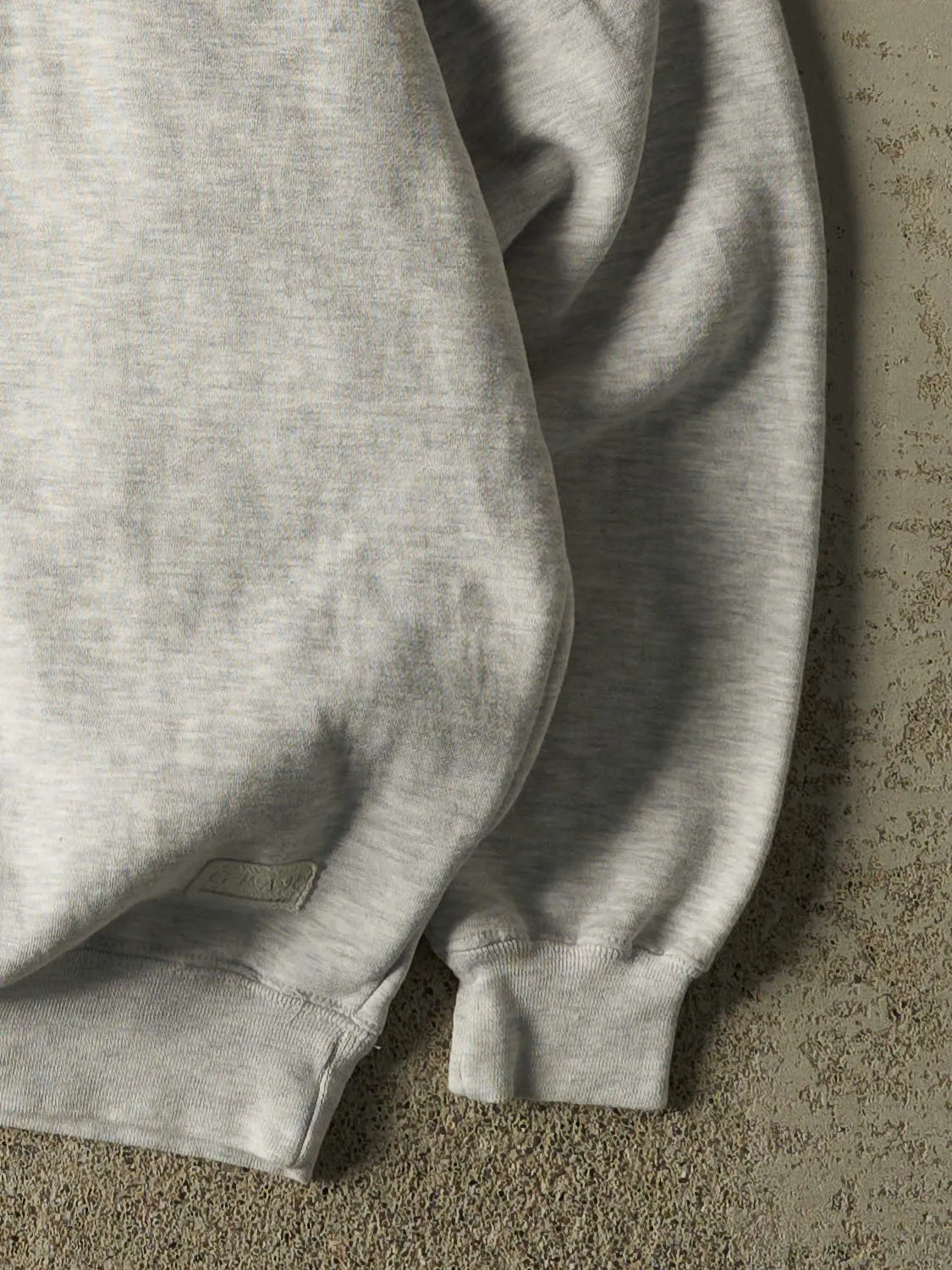 Vintage 90s Heather Grey Whitworth University Hoodie (M/L) sold by Rebalance Vintage product image thumbnail 4