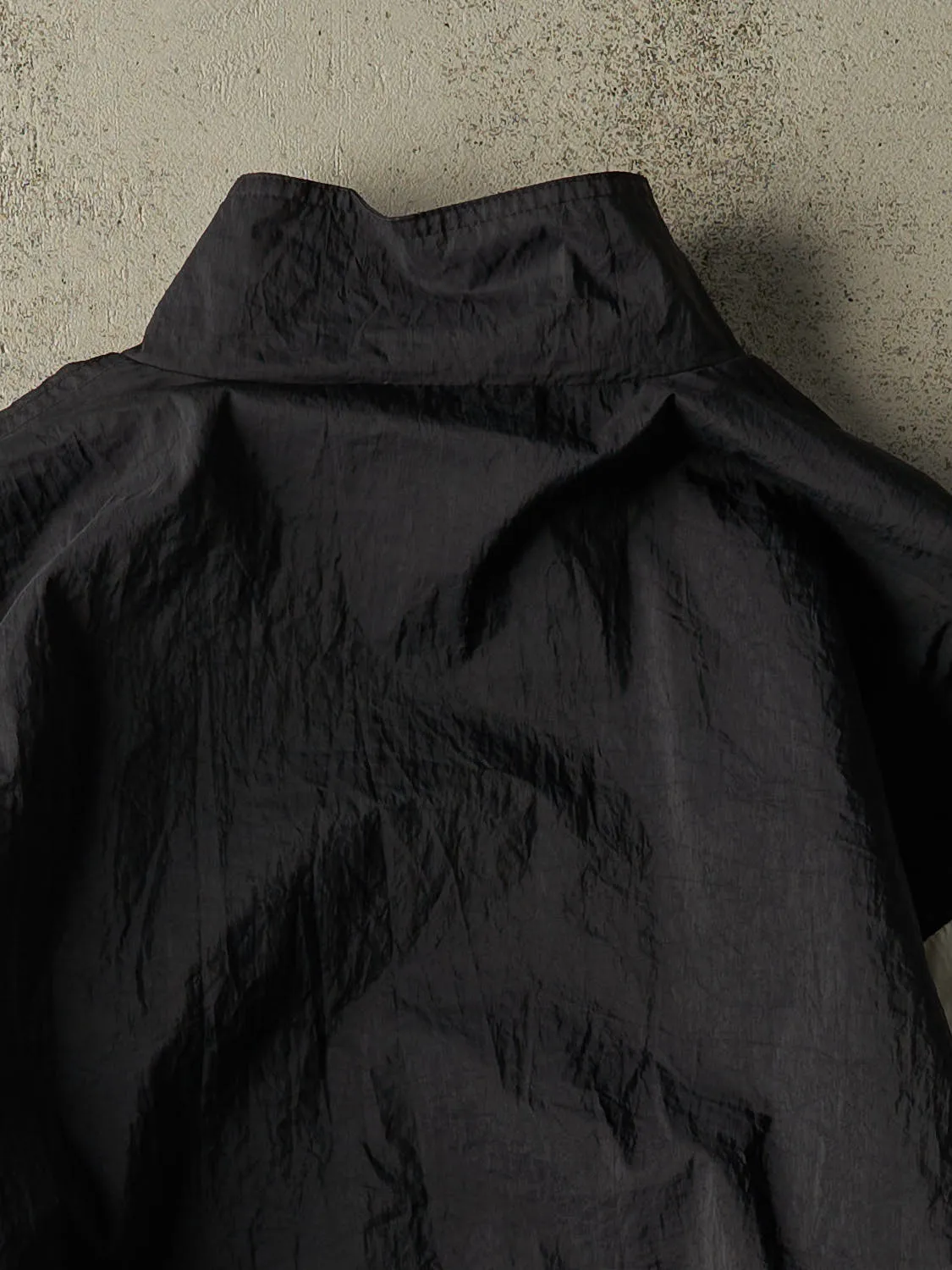 Vintage 90s Black Adidas Zip Up Windbreaker Jacket (L/XL) sold by Rebalance Vintage product image thumbnail 4