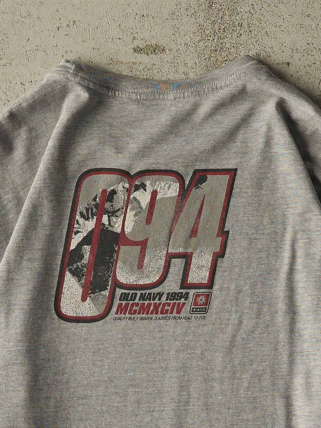 Vintage Y2K Grey Old Navy Long Sleeve (L) sold by Rebalance Vintage product image thumbnail 4