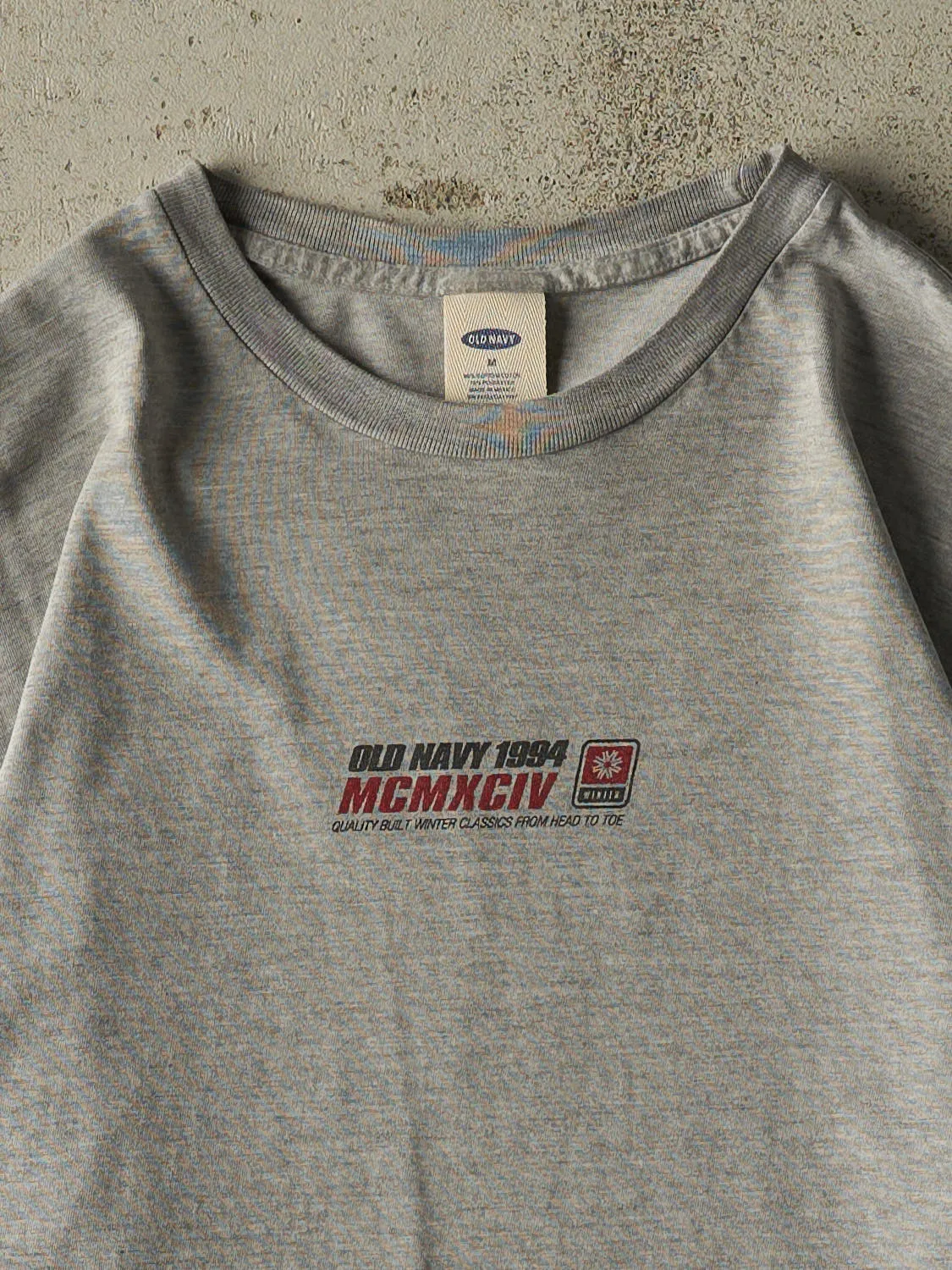 Vintage Y2K Grey Old Navy Long Sleeve (L) sold by Rebalance Vintage product image thumbnail 3